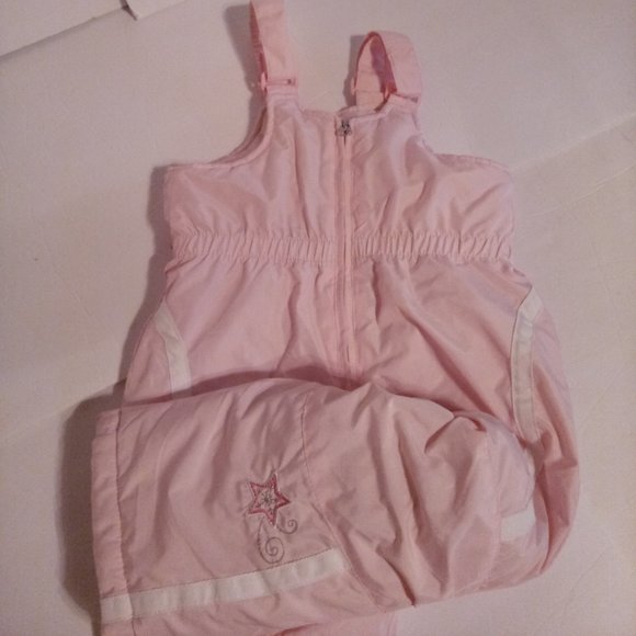 Girl's pink snow bib sz 3T - Picture 6 of 16